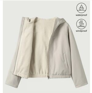 OGL Women's Waterproof Windproof Jacket - Cream